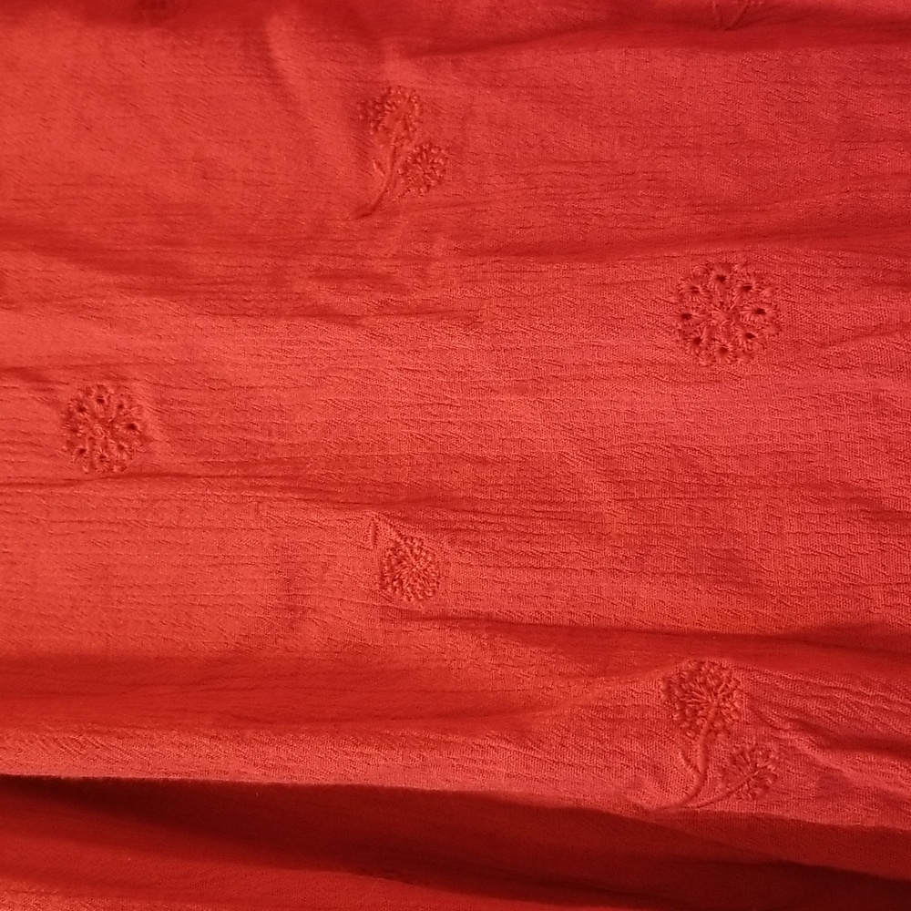 Women's Red Blouse - Picture 2 of 6